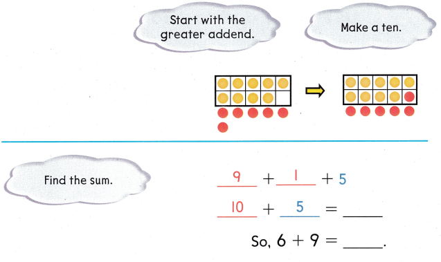 Texas Go Math Grade 1 Lesson 6.7 Answer Key 2