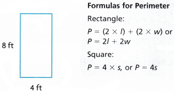 Texas Go Math Grade 4 Lesson 12.3 Answer Key Model Perimeter Formulas 7
