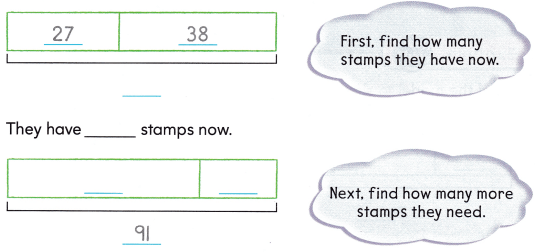 Texas Go Math Grade 2 Lesson 9.4 Answer Key Models for Multistep ...