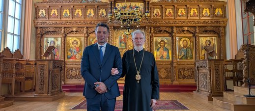 New Ambassador of Cyprus’ Visit to the Metropolitan of Sweden