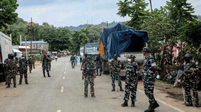 Pemerintah kedua negara bagian mengatakan "kekuatan netral" akan dikerahkan oleh pemerintah India di daerah yang disengketakan. (File/AFP)