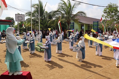 Ratusan Santriwati Unjuk Kepiawaian dalam Apel Tahunan Al-Imtinan Putri Riau