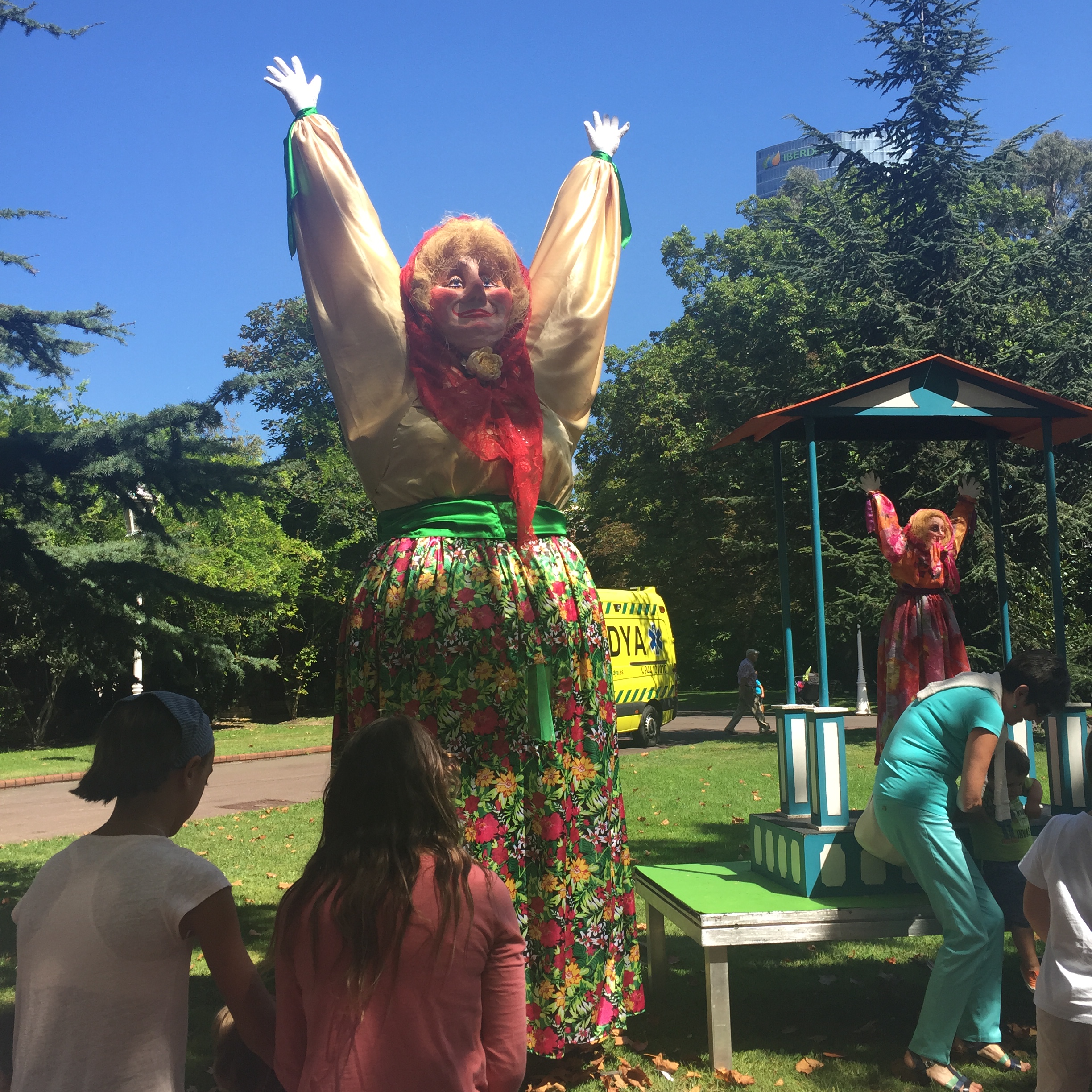 Marijaia is the most iconic part of Bilbao's fiestas.