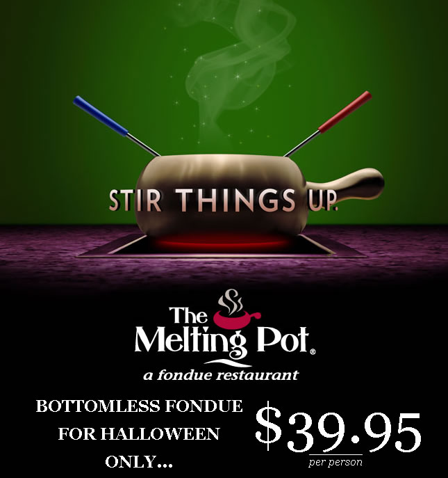 Melting Pot: Botomless Fondue – $39.95 | Good Eats Coupons