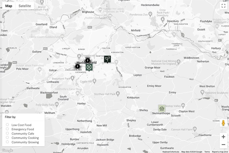 Useful Info Updates For Providers Good Food For All Kirklees Interactive Map 