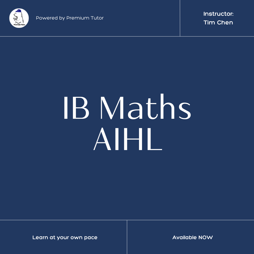 IB Maths AI HL Course (Early Bird Access; Continuous Updates) | 24-Month Access