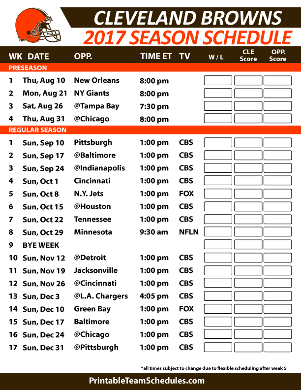 Clevelandbrownsschedule
