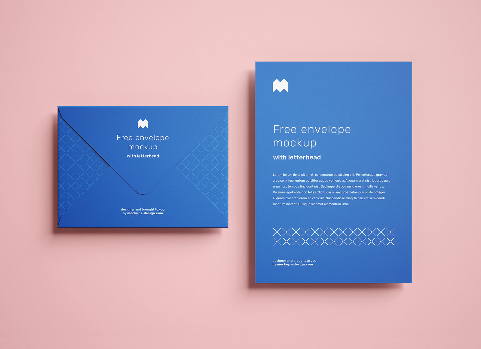 Simple letterhead design psd mockup for free. Free C5 Envelope Letterhead Mockup Psd Good Mockups