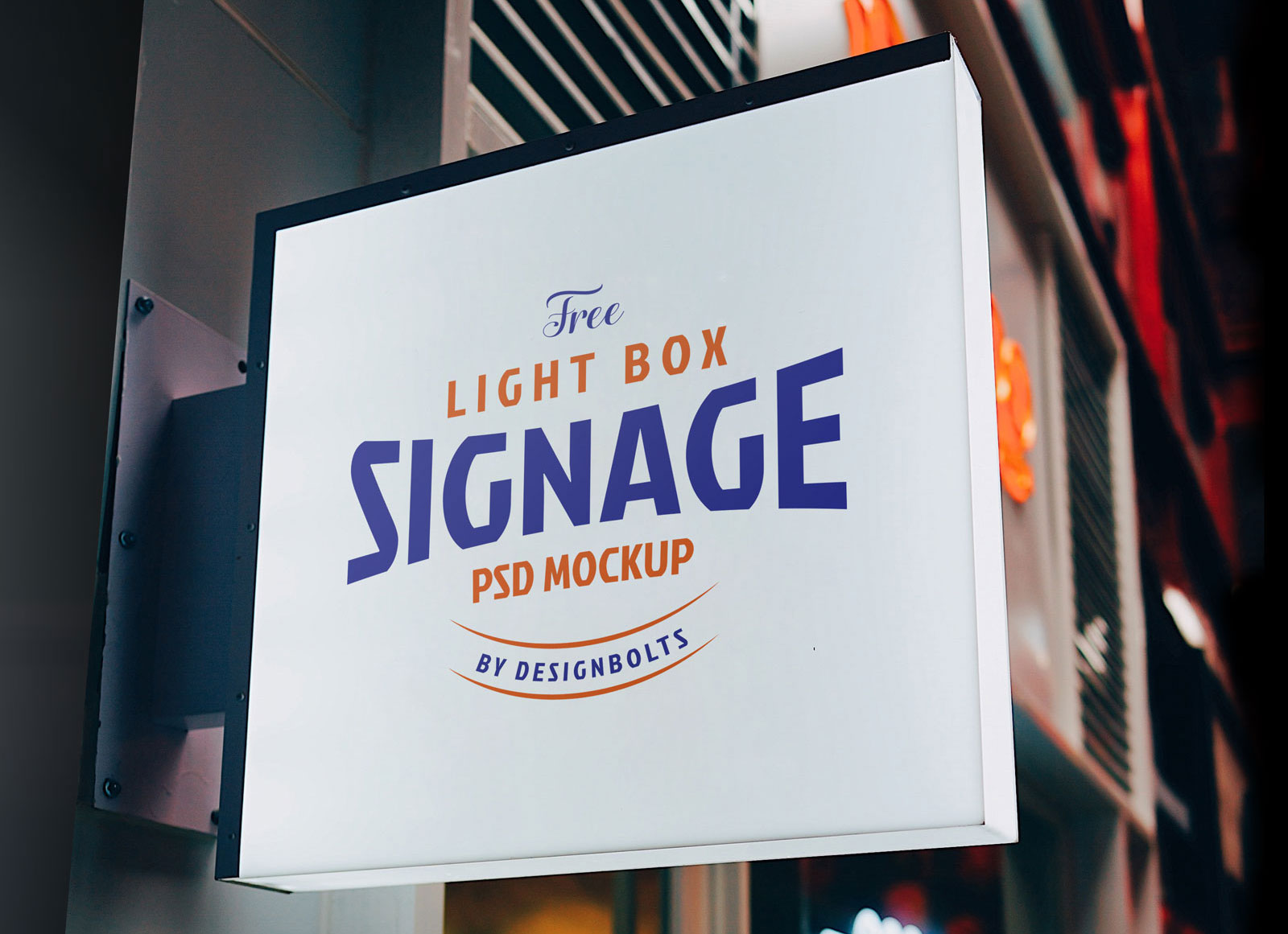 Thanks to 3d printing, we can print brilliant and useful products, from homes to wedding accessories. Free Wall Mounted Light Box Sign Board Mockup Psd Good Mockups