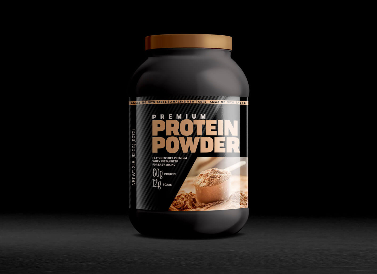 ✓ free for commercial use ✓ high quality images. Free Whey Protein Powder Bottle Mockup Psd Good Mockups
