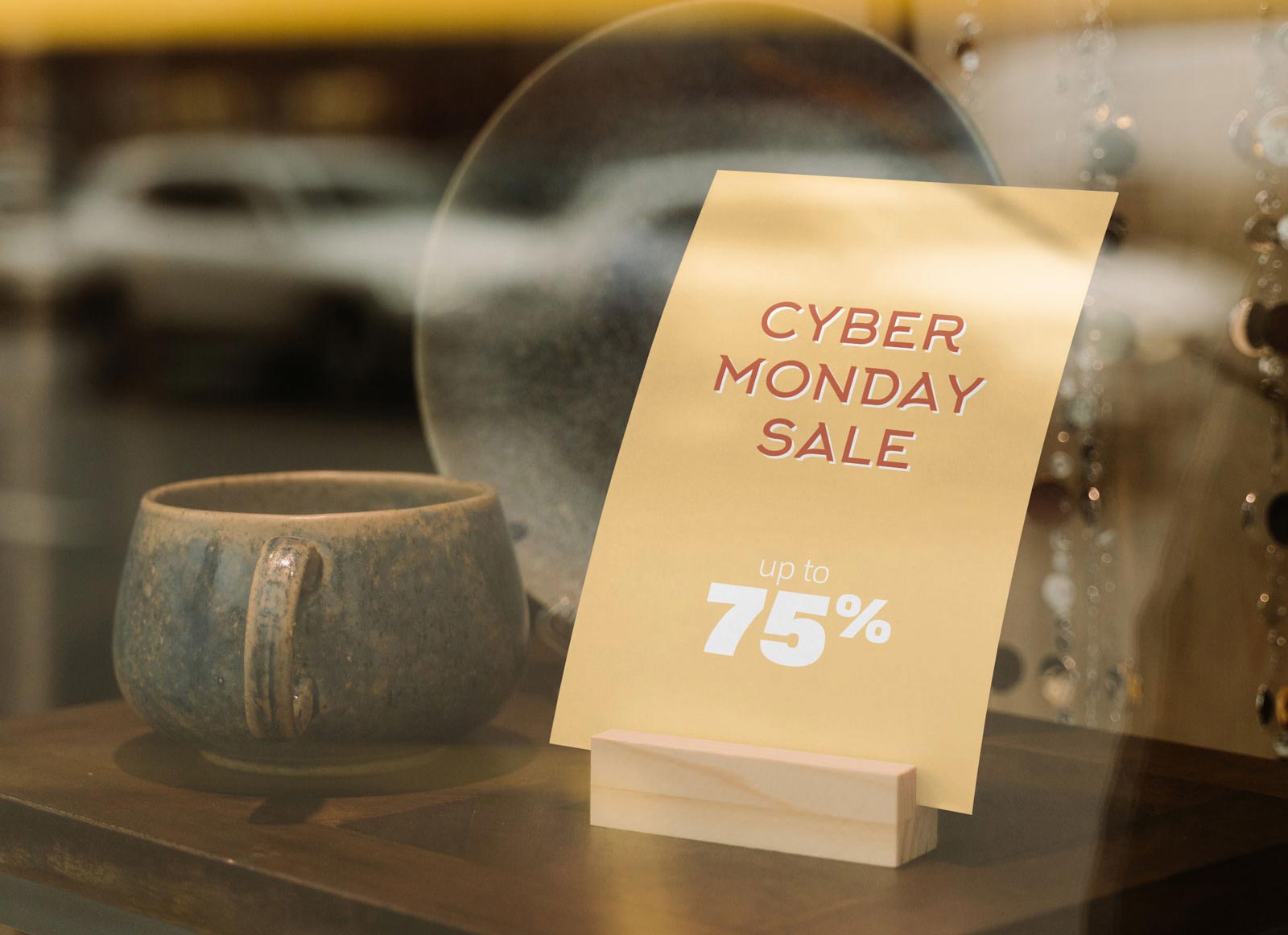 Original mockups provides solutions for the common designer's problem: Free Tabletop Table Talker Sign Mockup Psd Good Mockups