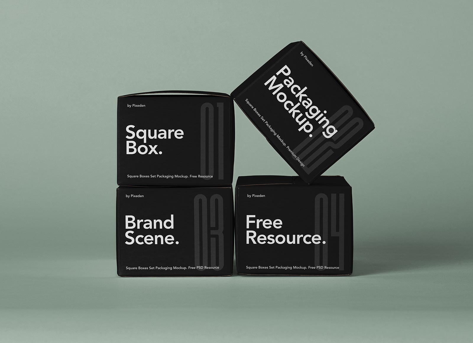 Find & download free graphic resources for square box mockup. Free Square Boxes Set Packaging Mockup Psd Good Mockups