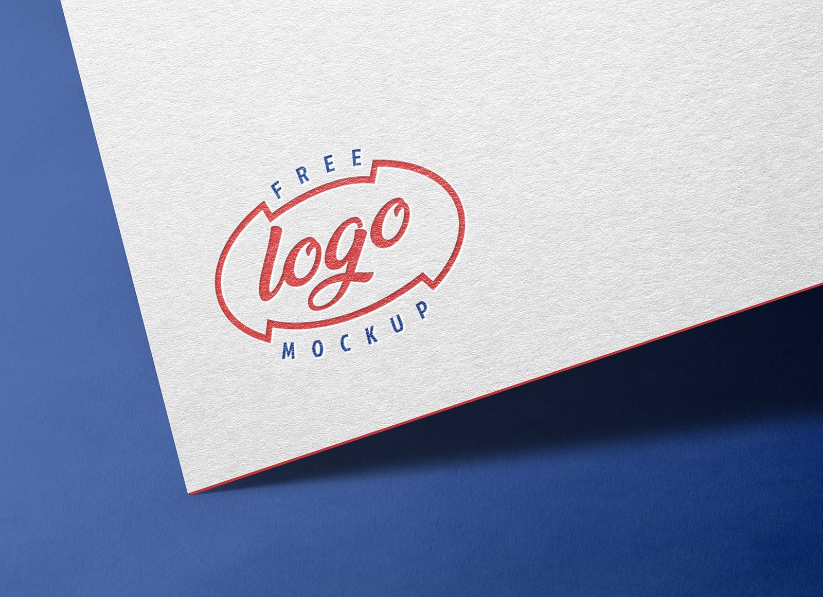Logo in paper mock up free psd. Free White Paper Logo Mockup Psd Good Mockups