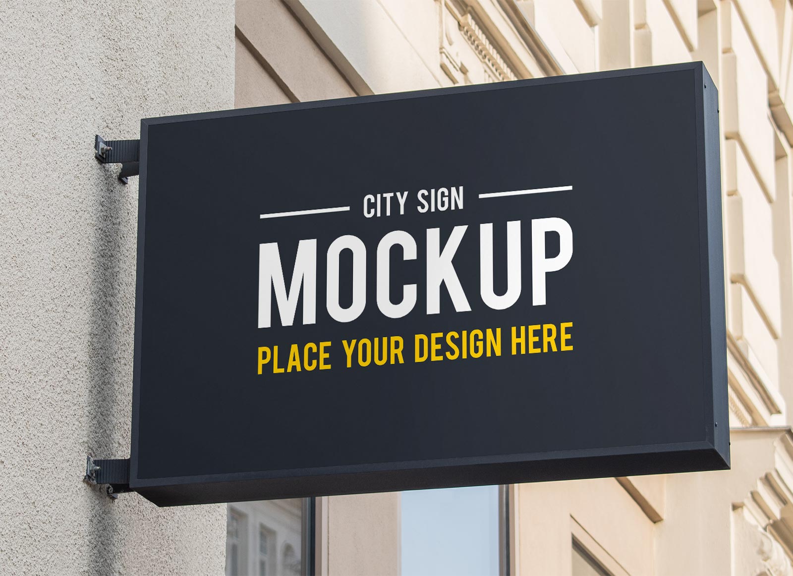 May 31, 2019 · free 3d logo on building mockup (psd) there are times when our visions of our own designs are simply not enough to realize their potential. Free Rectangle Wall Mounted Signage Mockup Psd Good Mockups