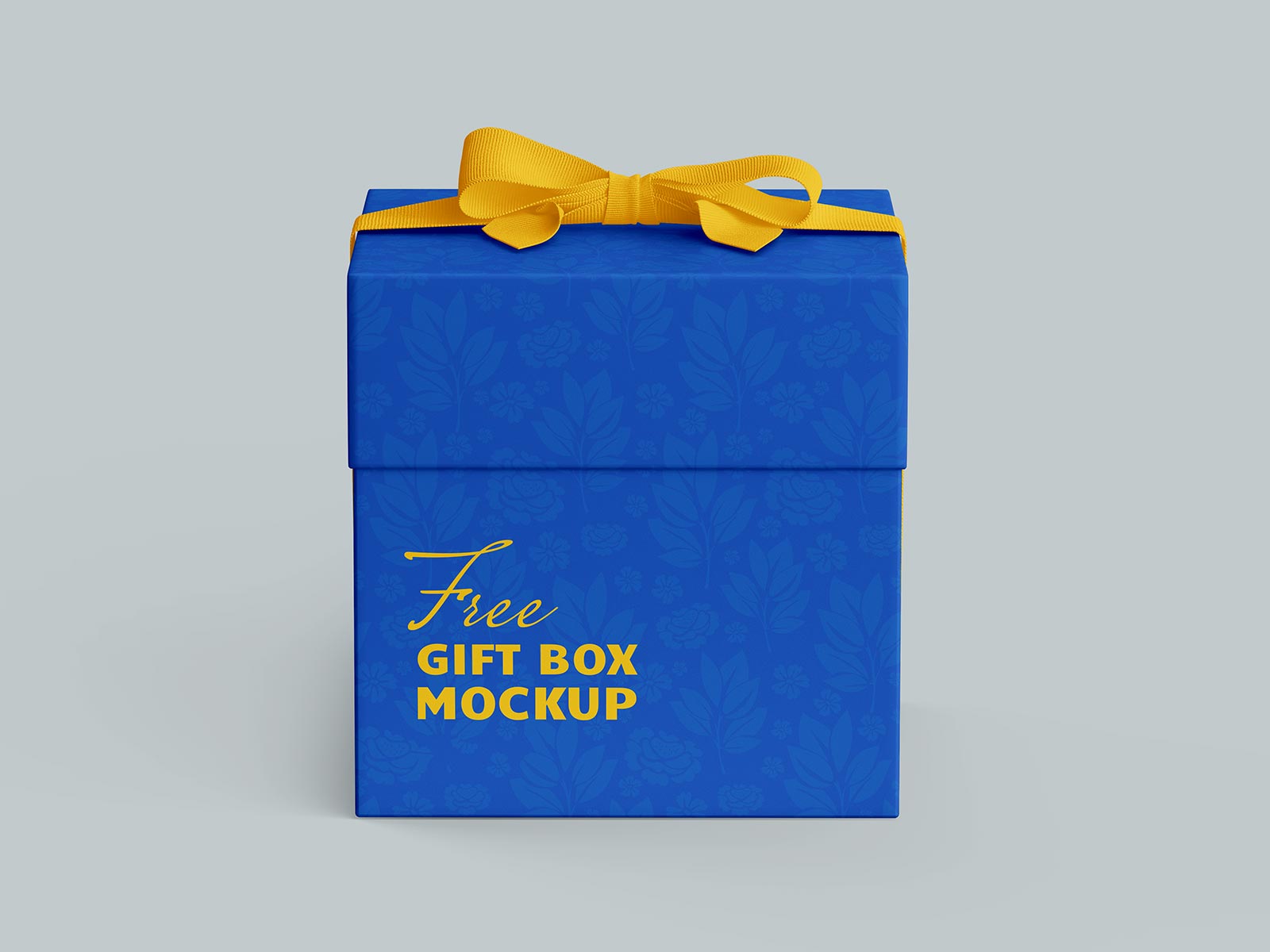This photoshop mockup is a gift box with a ribbon and is all editable via smart objects inside your psd format. Free Square Gift Box Mockup Psd Set Good Mockups