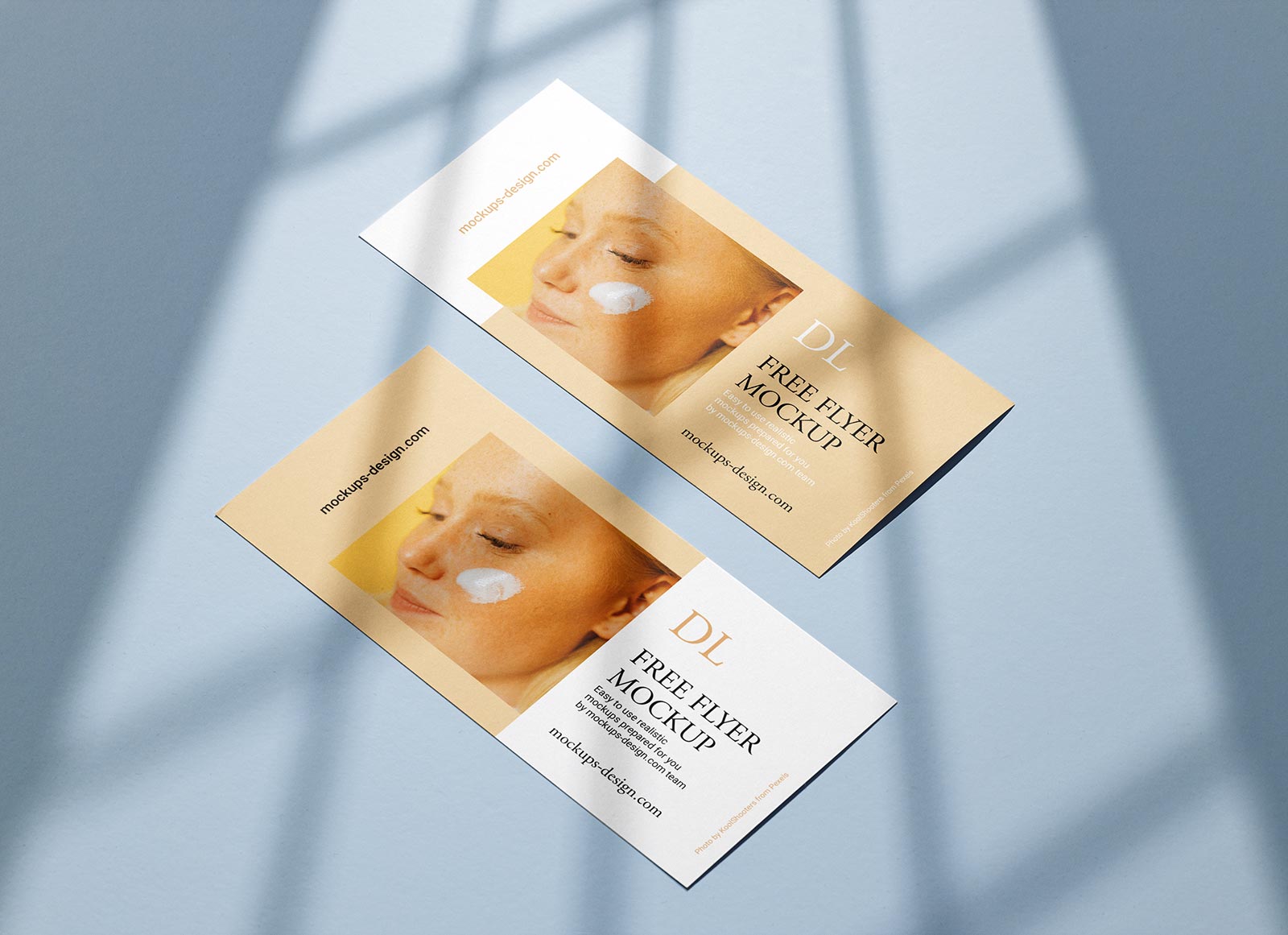 All you have to do is open the psd template with . Free Clean Horizontal Dl Flyer Mockup Psd Set Good Mockups