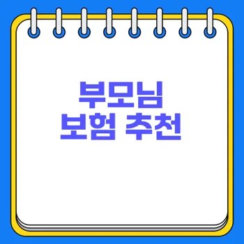 부모님 보험 추천 간병인 보험 알아보기 2 부모님 보험 추천 간병인 보험 알아보기