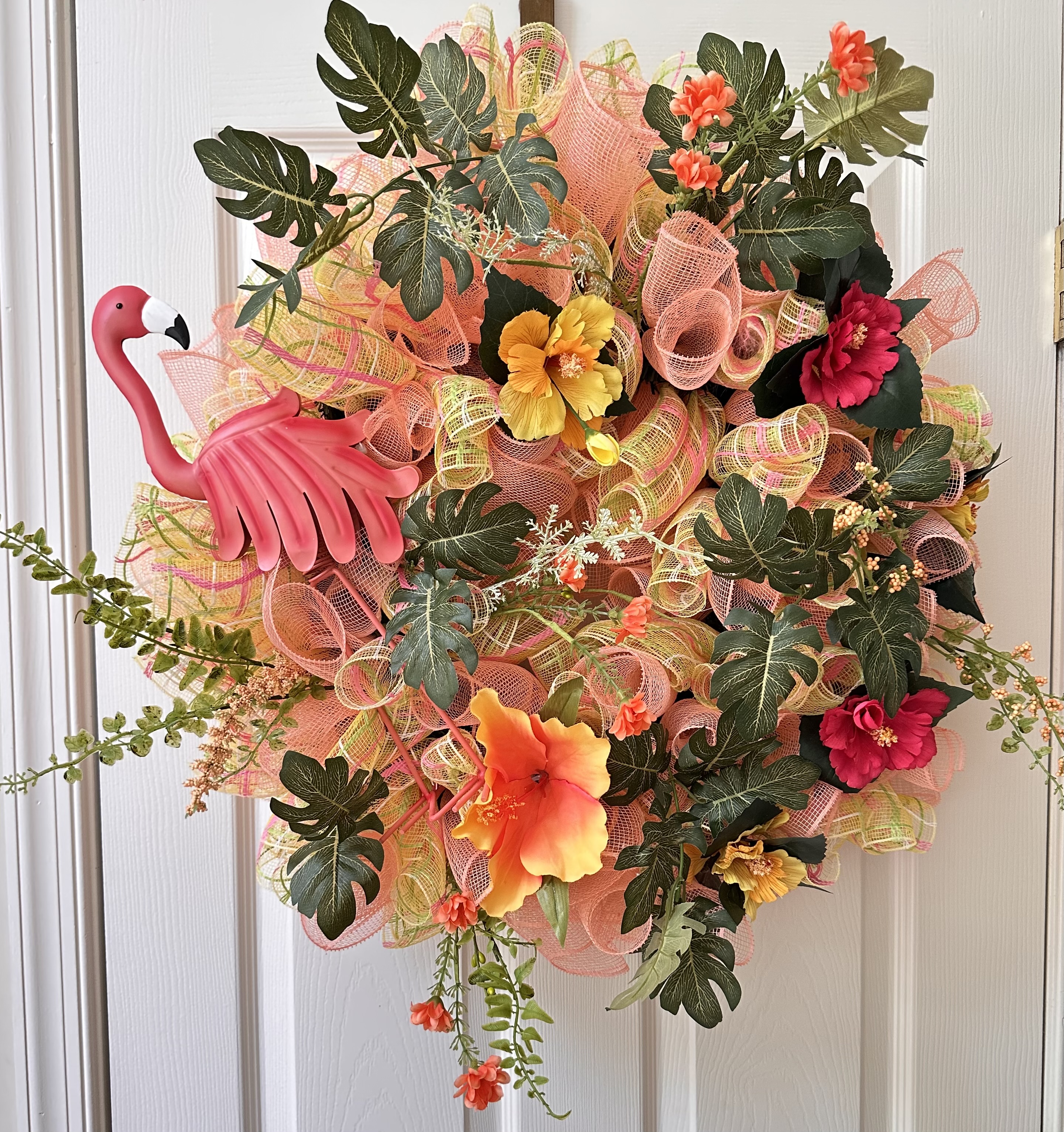 Flamingo Wreath