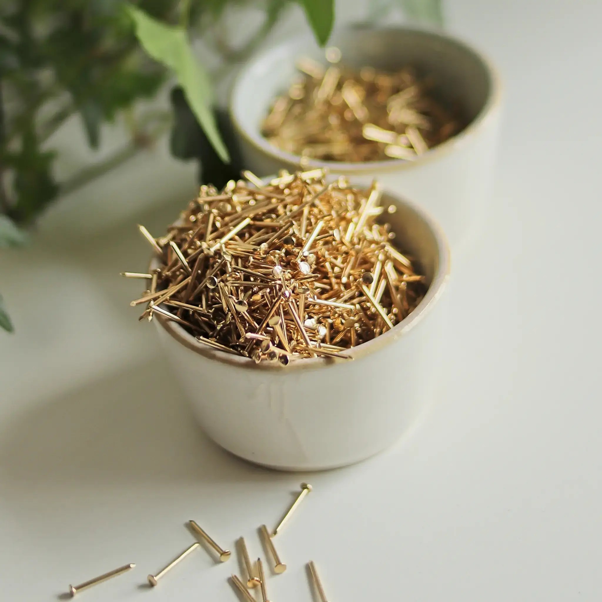 String Art Nails Brass Plated Steel Premium Craft Supply
