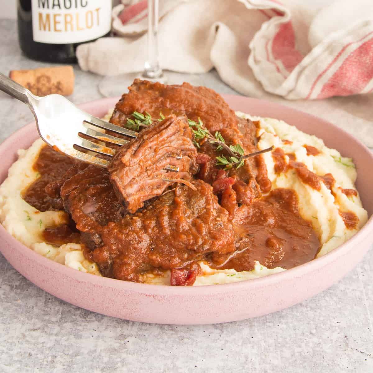 Image for Merlot Braised Beef Short Ribs