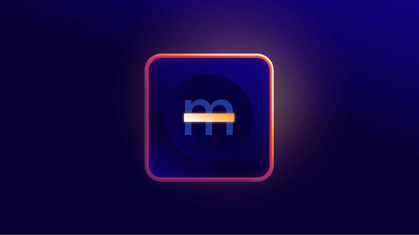 Logo officiel du CMS libre EmDash avec bordure arrondie sur fond bleu et violet dégradé