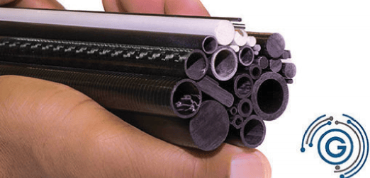Composite rods & tubes in small diameters