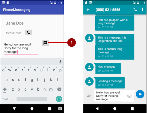 Android Text Message App Icon