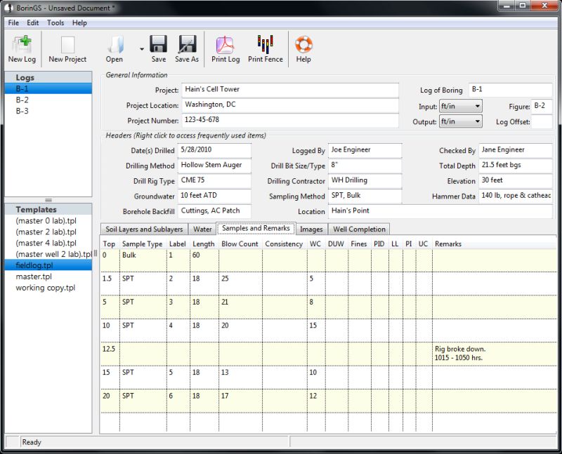 Tutorial Boring Log - Best Nature Pictures in High Resolution