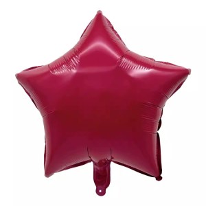 18'' Star Shape Foil Balloon with Helium(Pink)