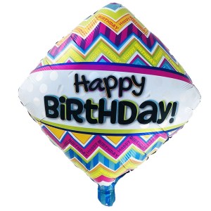 18 Inch Happy Birthday Foil Balloon
