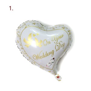 18 Inch Weeding Day Foil Balloon