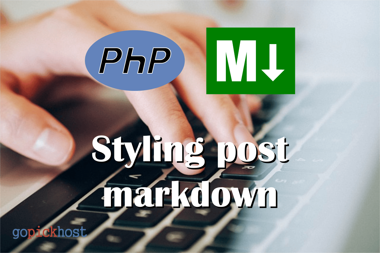 styling post php markdown