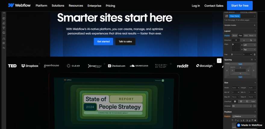 Webflow - AI Site Builder