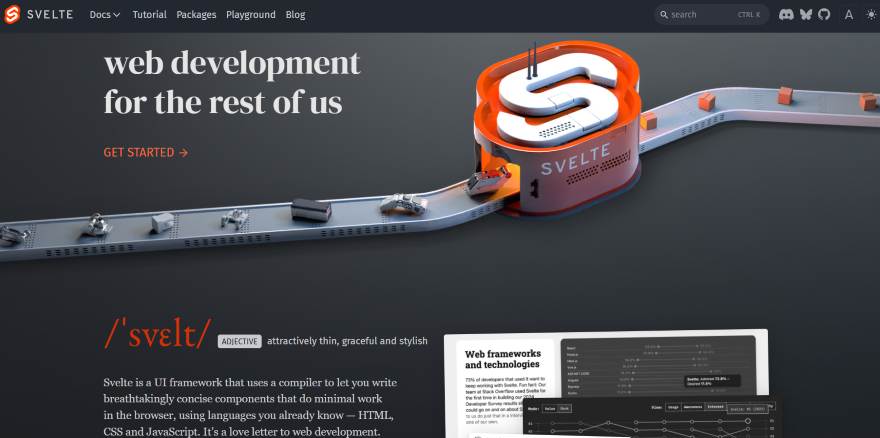 Svelte – Lightweight JavaScript Framework for Modern Websites