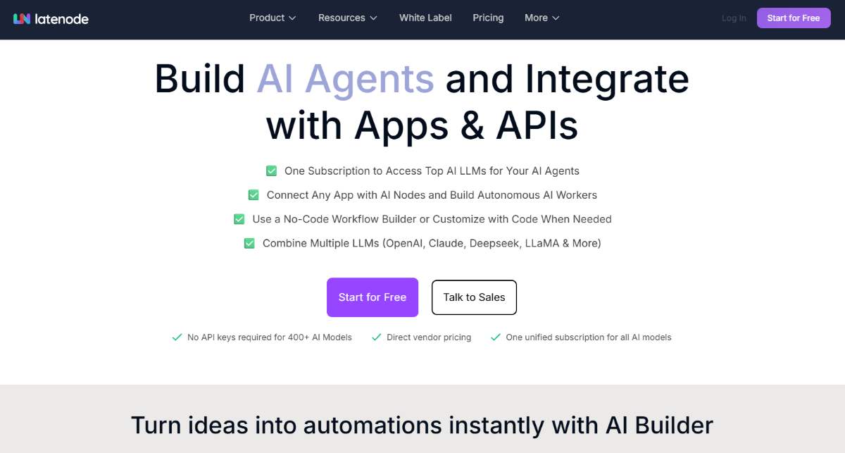 Latenode – No-Code Automation & App Integration Platform
