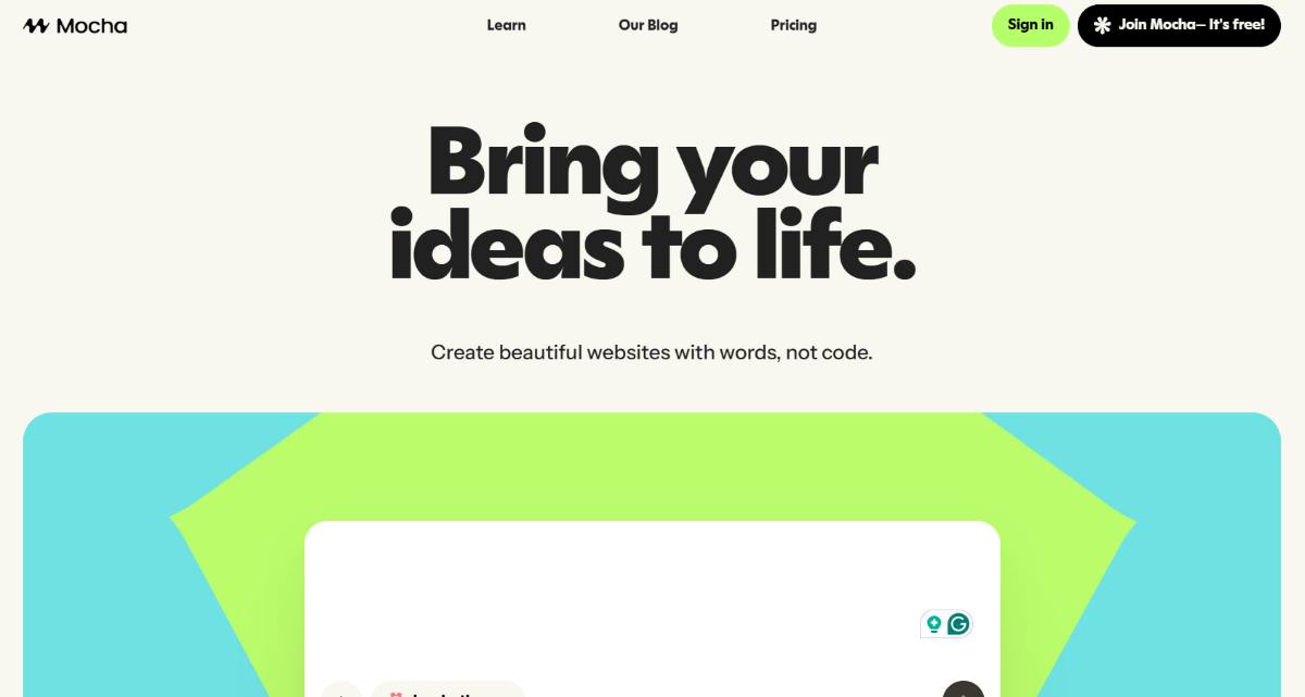 Mocha - AI App Builder
