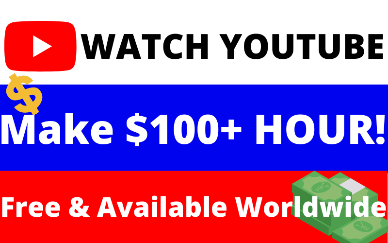How To Make ($100+ HOUR!) By Watching YouTube Videos- [Fast & Easy]