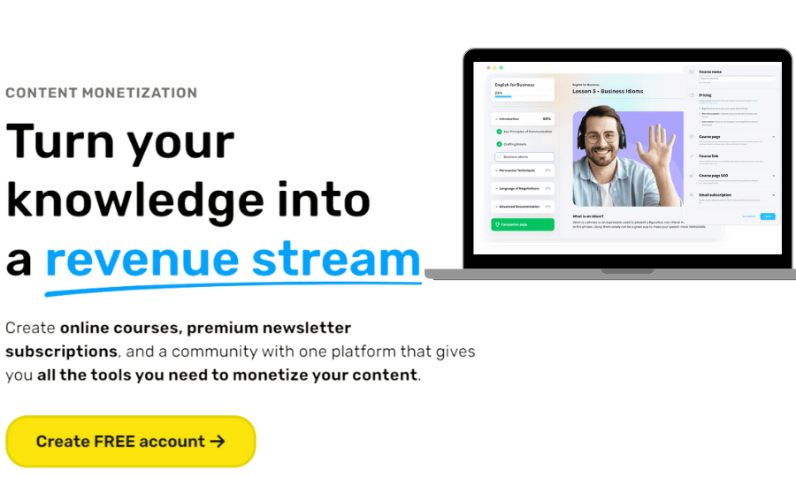 Getresponse Content Monetization Platform Review