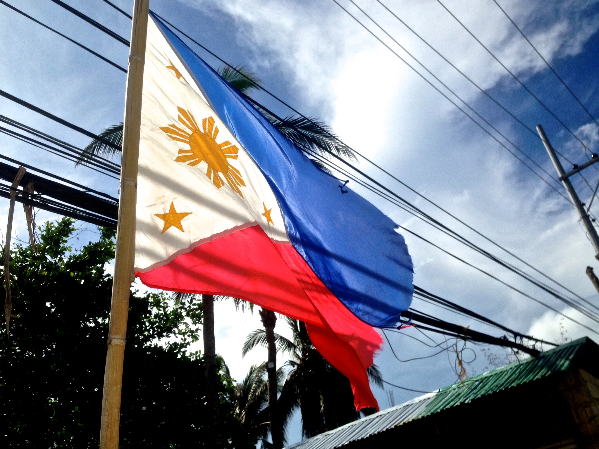 The Philippine flag