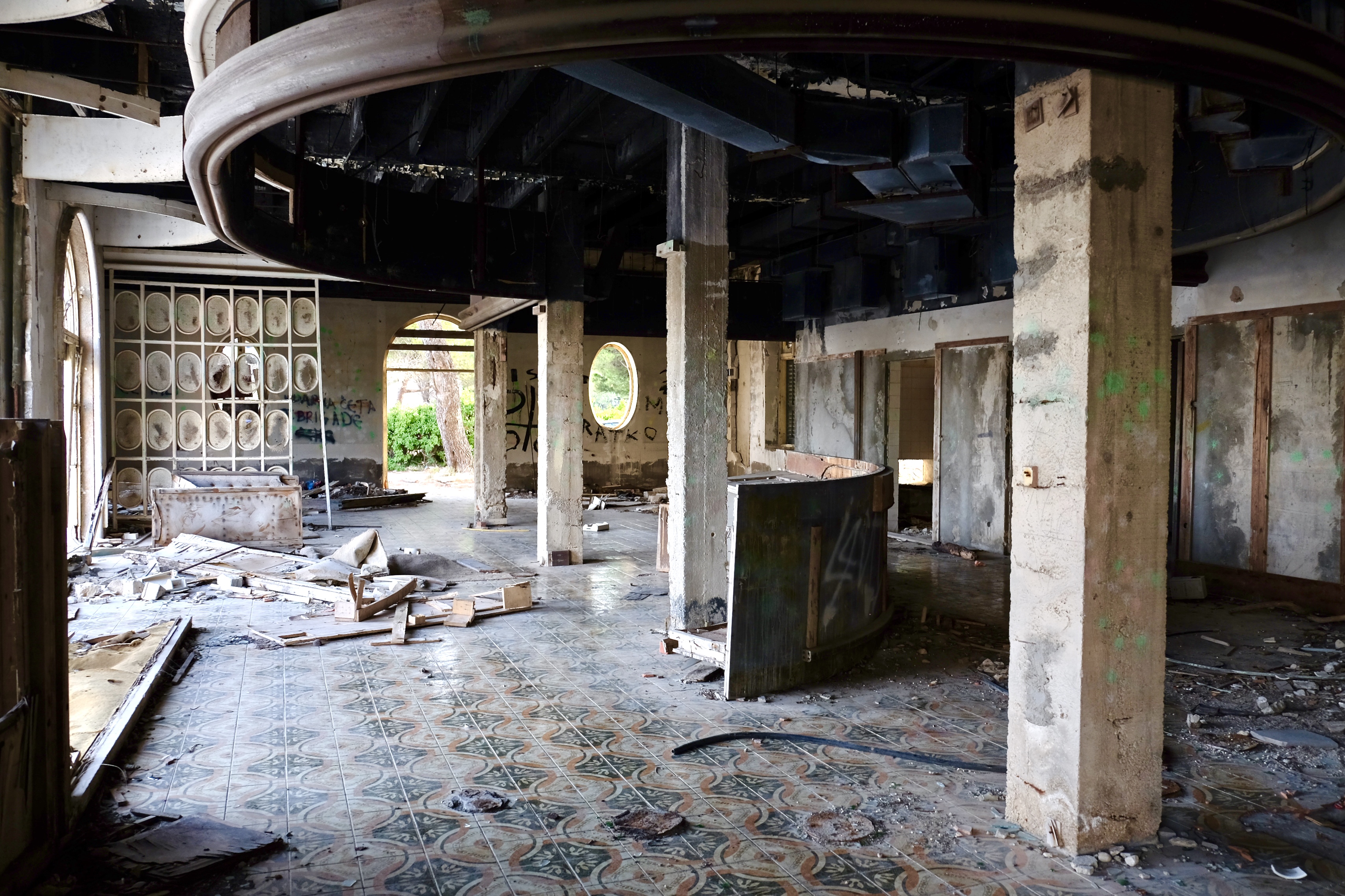 Kupari abandoned hotel