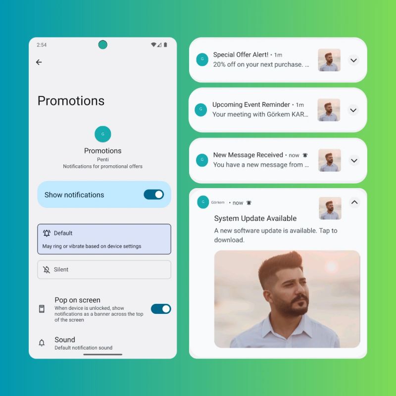 Create And Manage Notification Channels Views Android Developers - Artistic Ocean Background - 4K