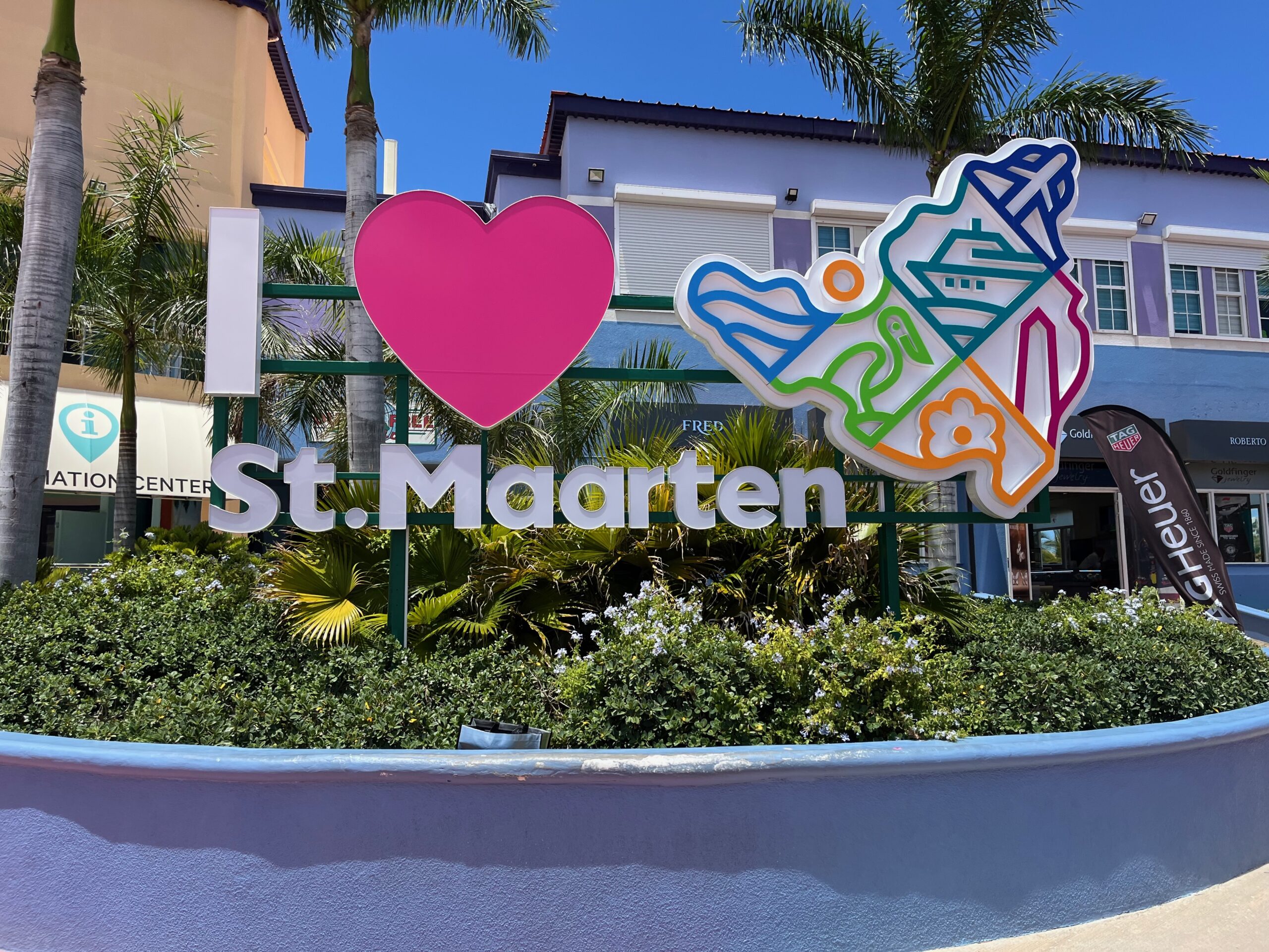 I Love St. Maarten Sign