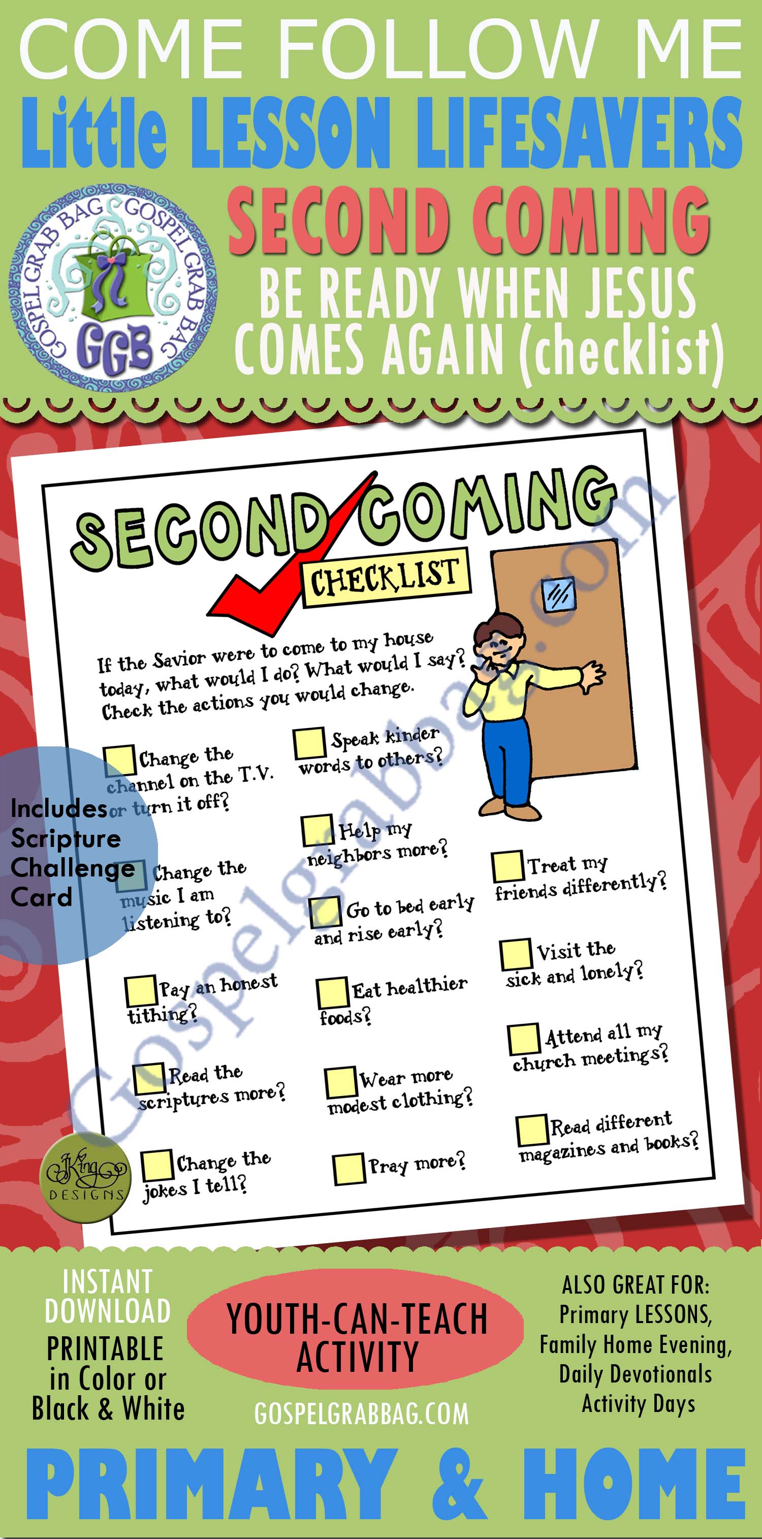 Second Coming Checklist