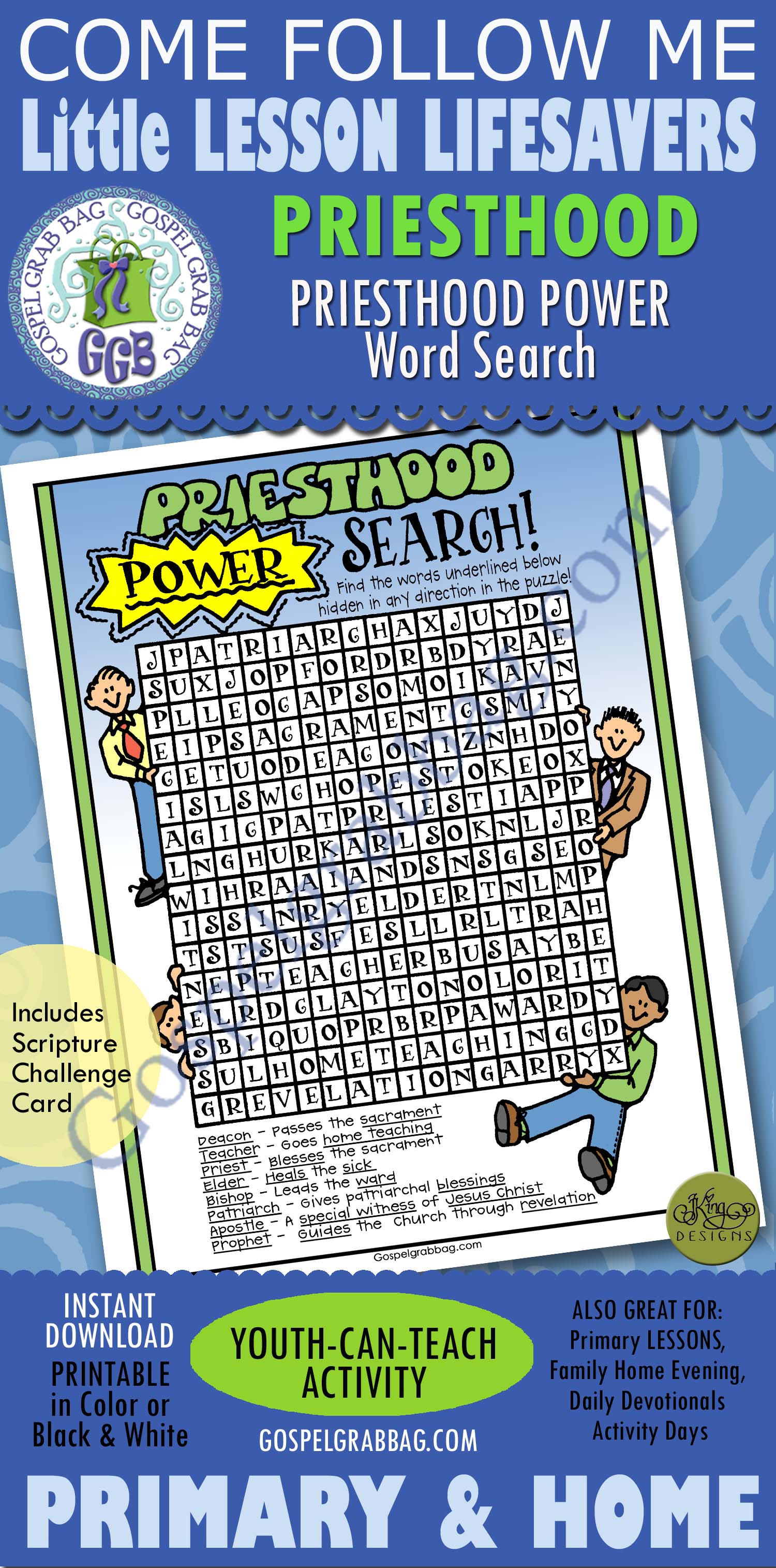 Priesthood Power Wordsearch