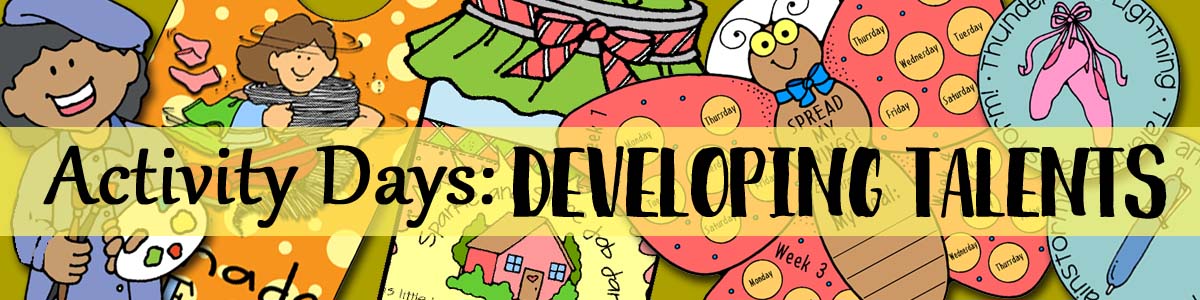 Activity Days - Developing Talents Goals 1-10