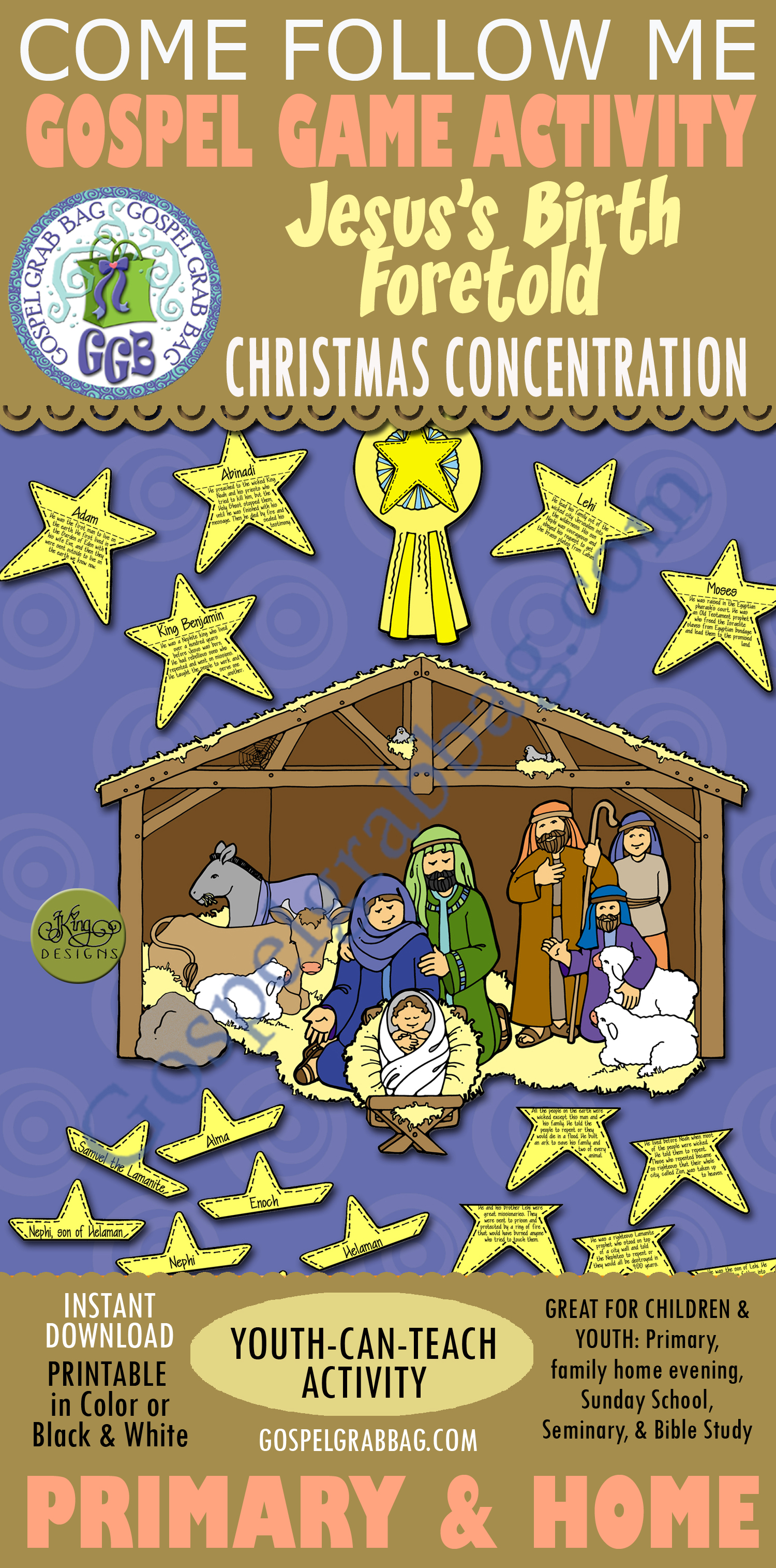 JESUS'S BIRTH FORETOLD Christmas Concentration