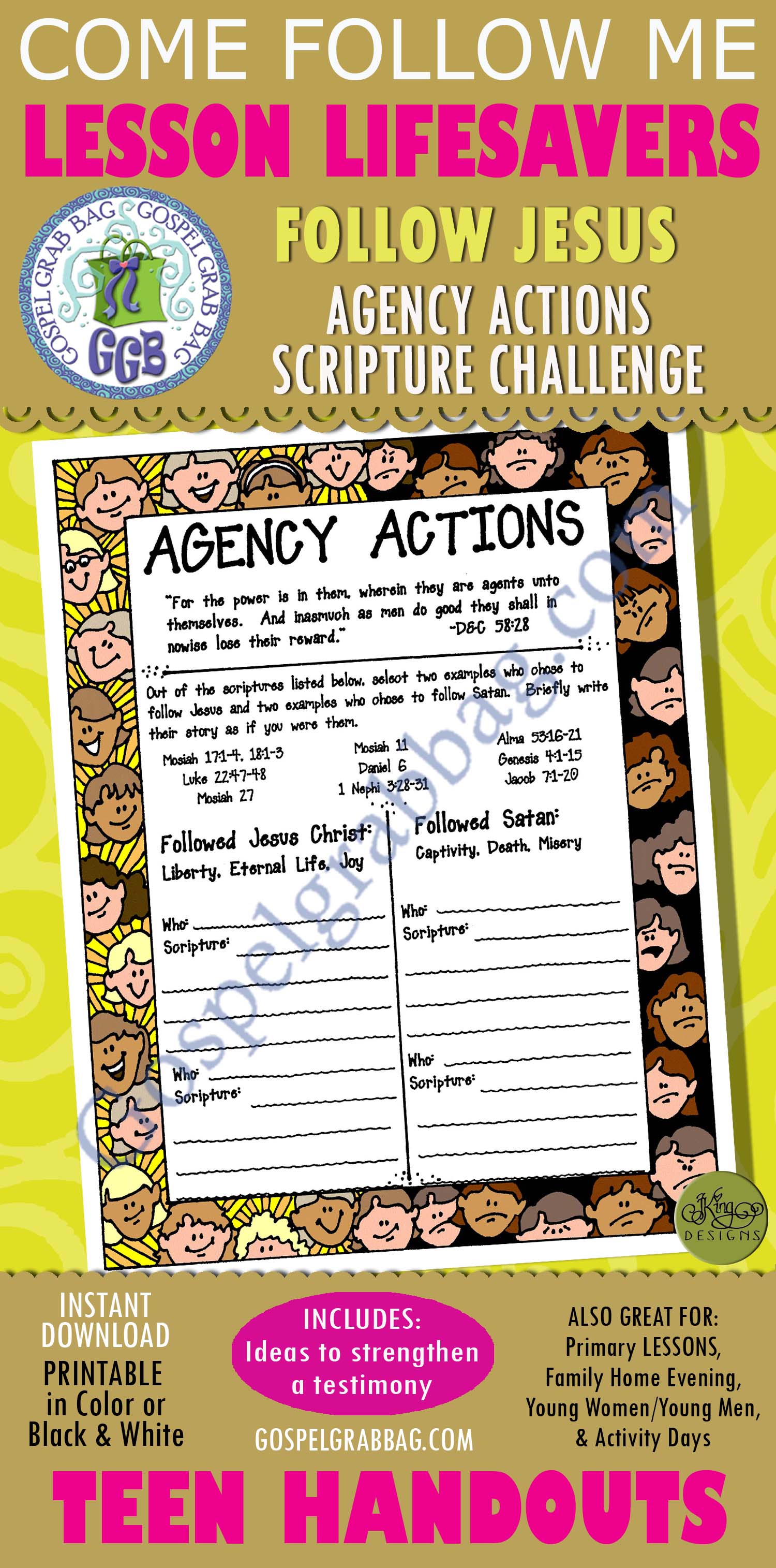 Agency Actions scripture challenge
