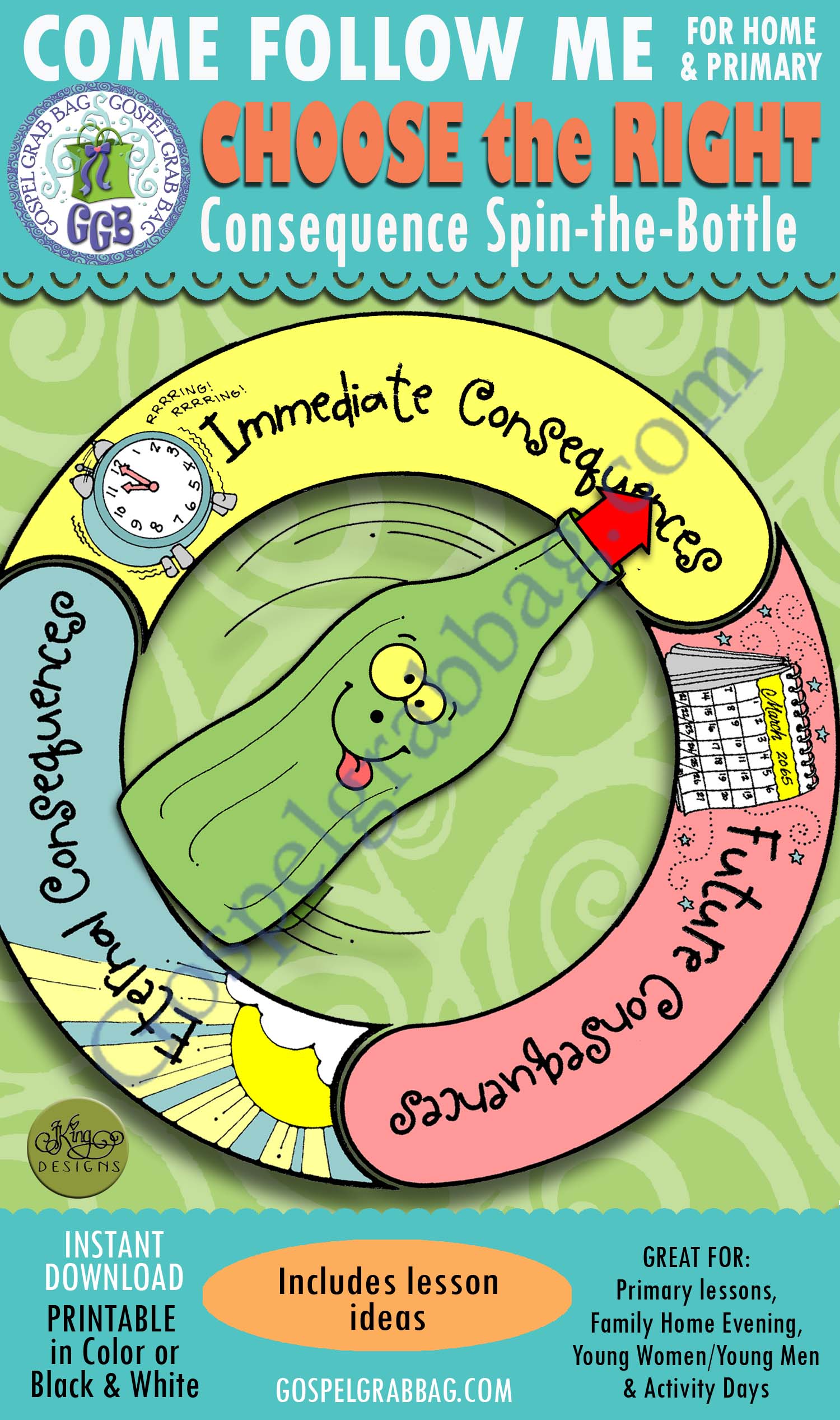 Choosing a Consequence spin-the-bottle