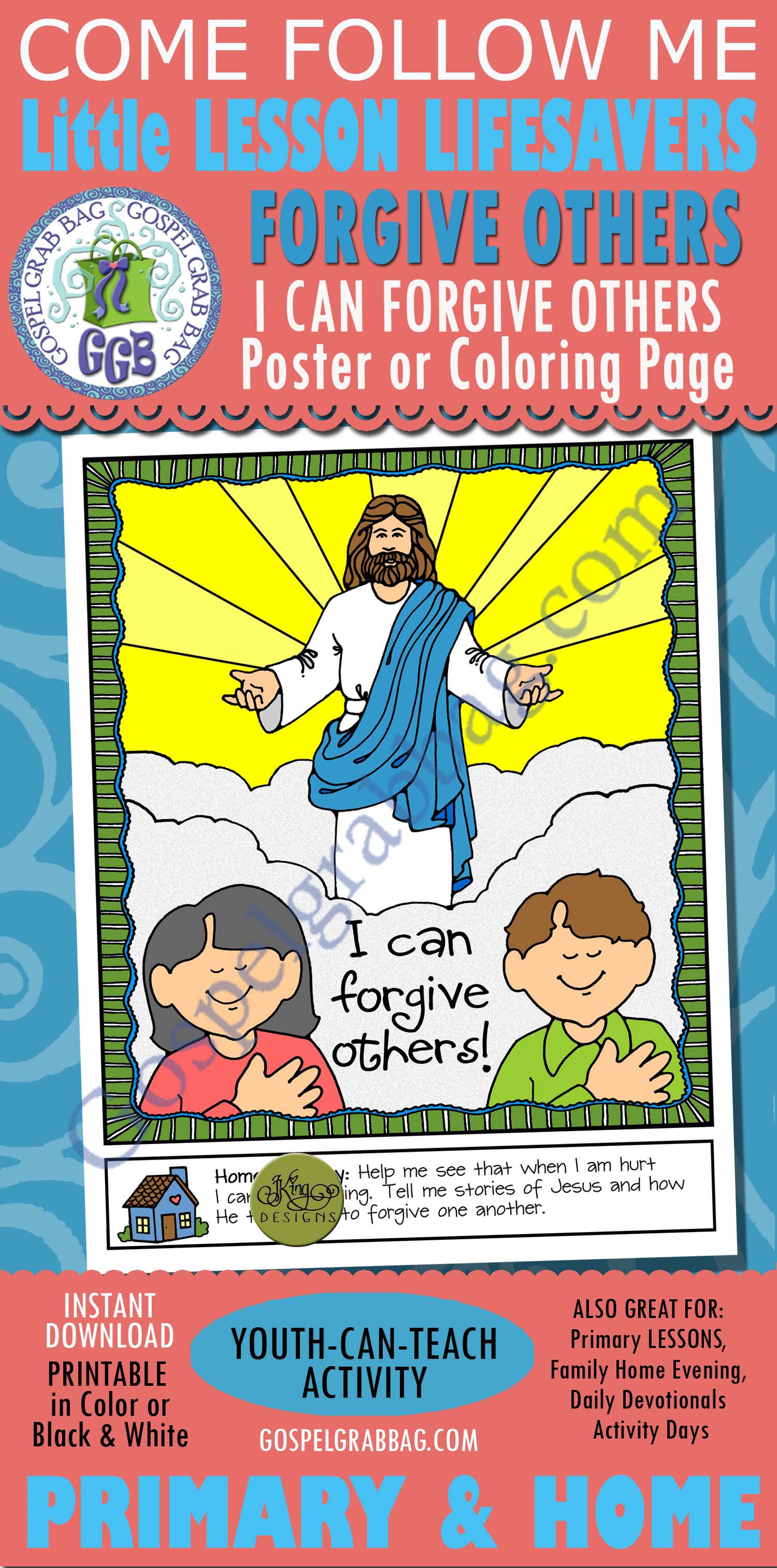 I Can Forgive Others! (poster or coloring page)