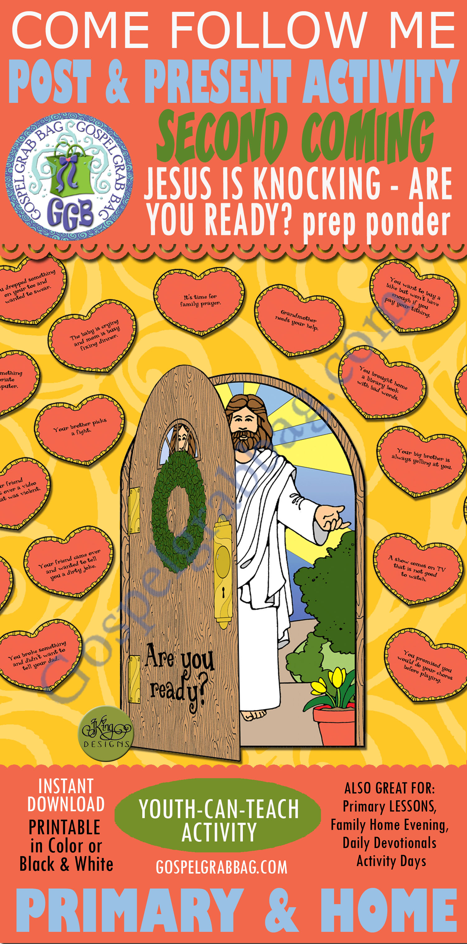 Jesus Is Knocking at the Door–Are You Ready? (preparation ponder)